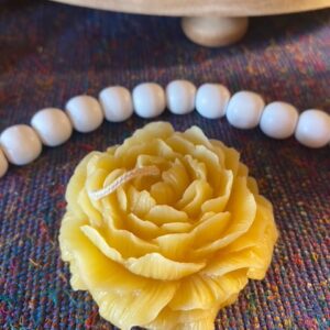 Rose Floral Candle