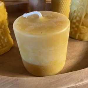 3x3 Beeswax Cylinder